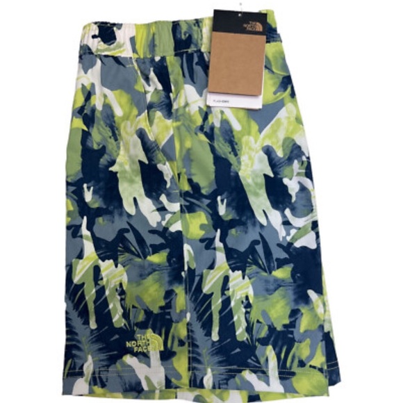 North Face Men's Swim Trunks Mens XL Green Blue Camo Swimwear Bottoms NEW - Picture 7 of 10